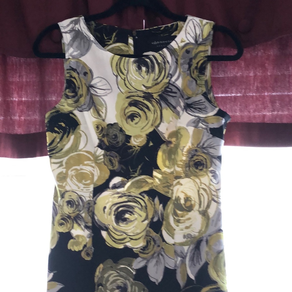 Very nice lime green/gray/white/black Dress